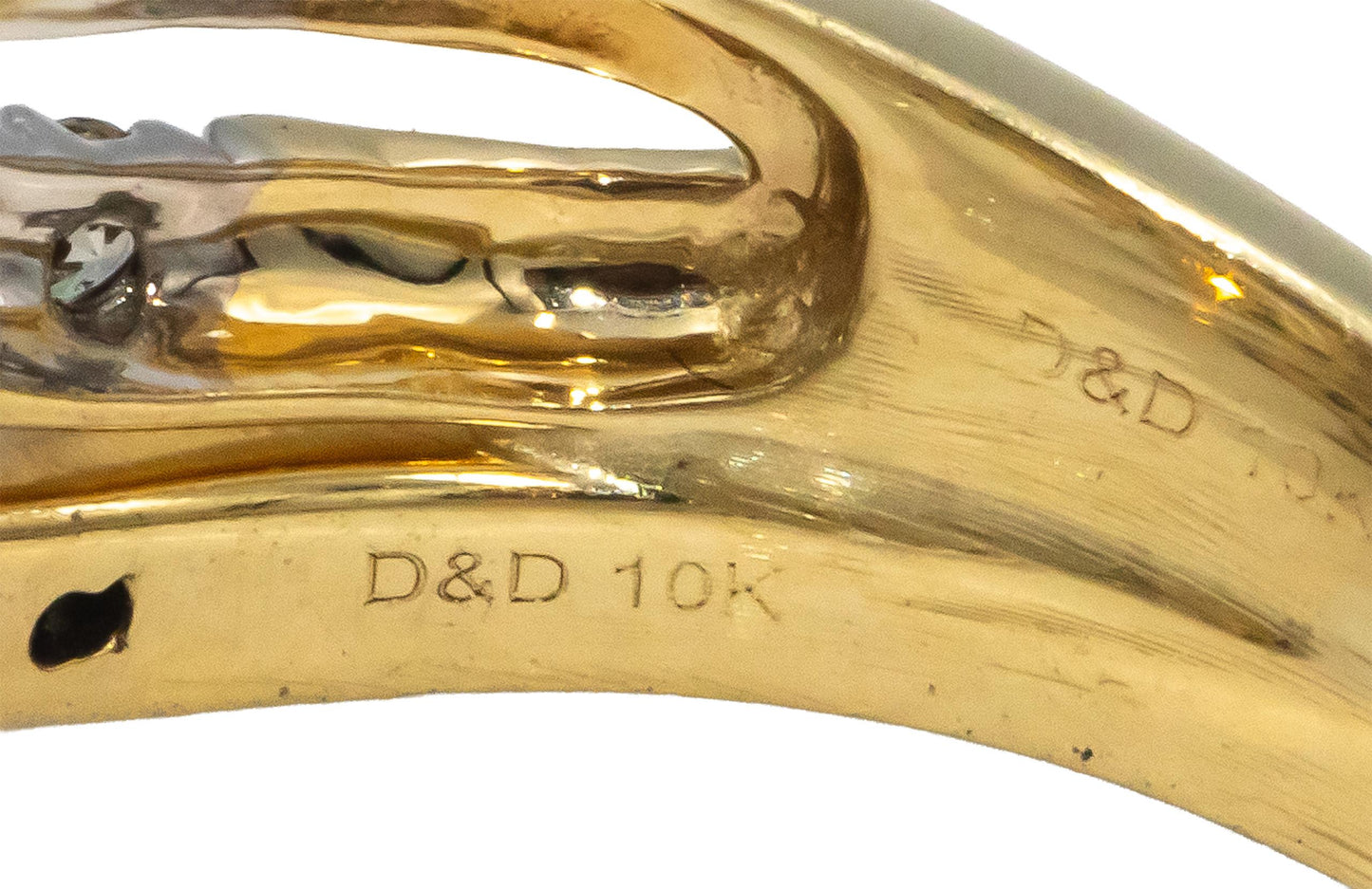 Round Diamond 10k Yellow Gold Cluster Cocktail Ring 1.50CT Size 8.75