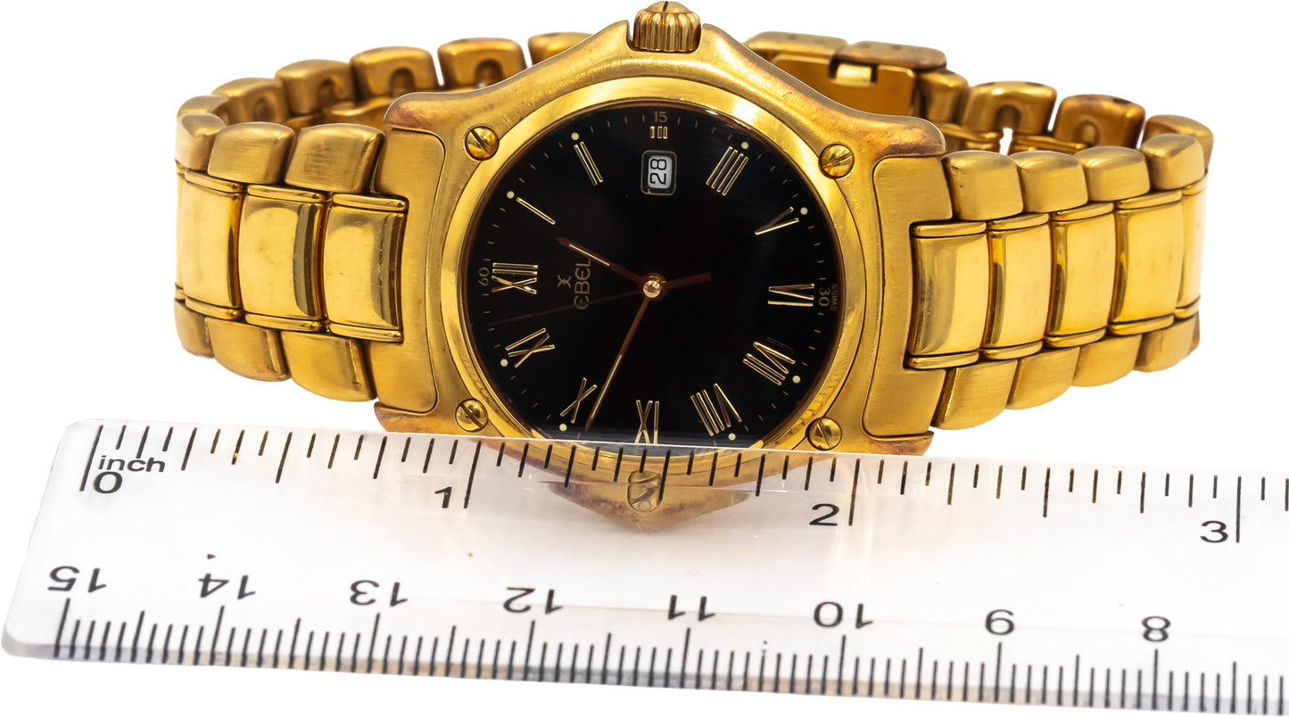 EBEL 18k Yellow Gold 1911 Quartz Watch 35.5mm