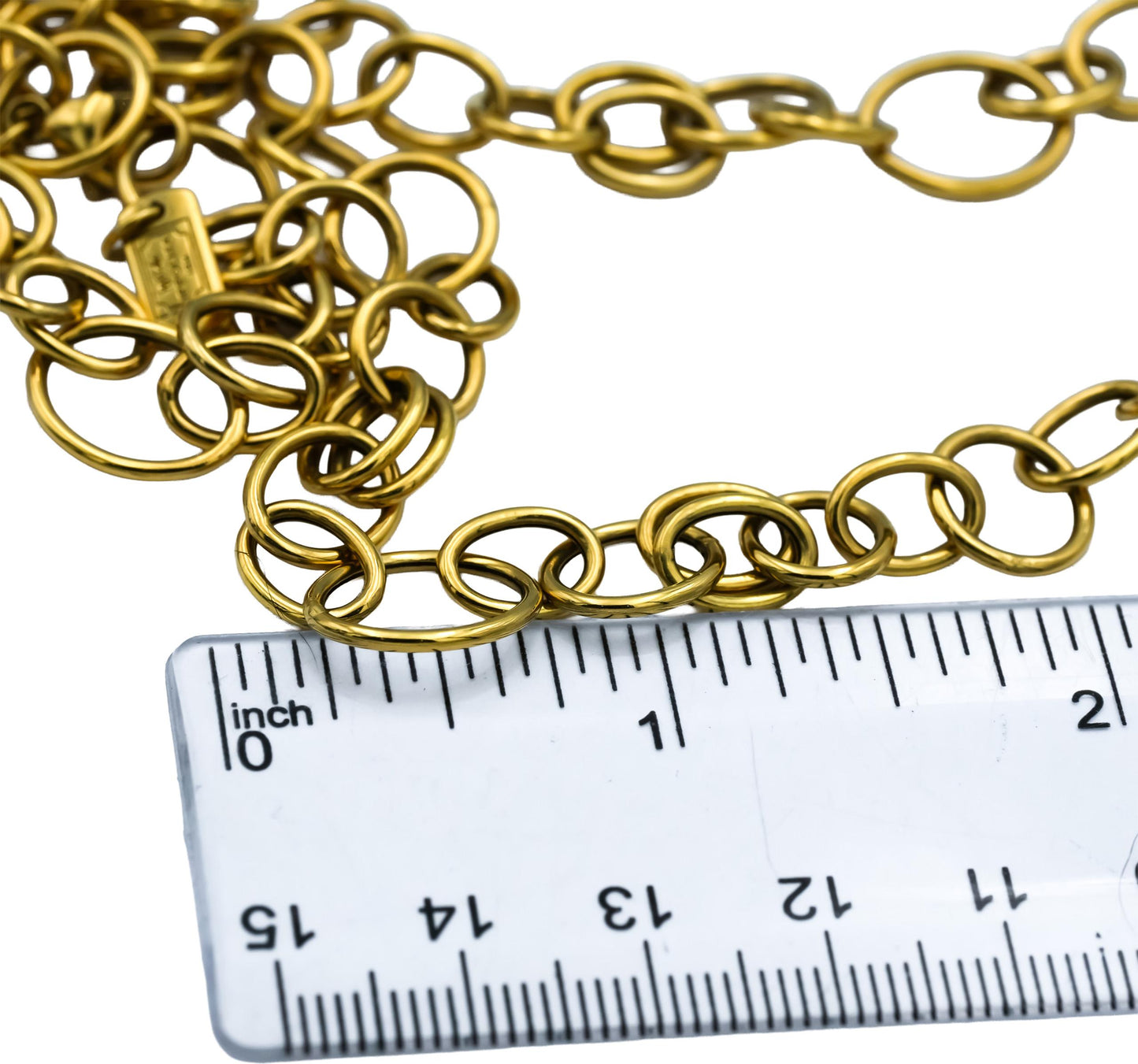 IPPOLITA 18k Yellow Gold Scultura Collection Chain Necklace 10.5mm Wide