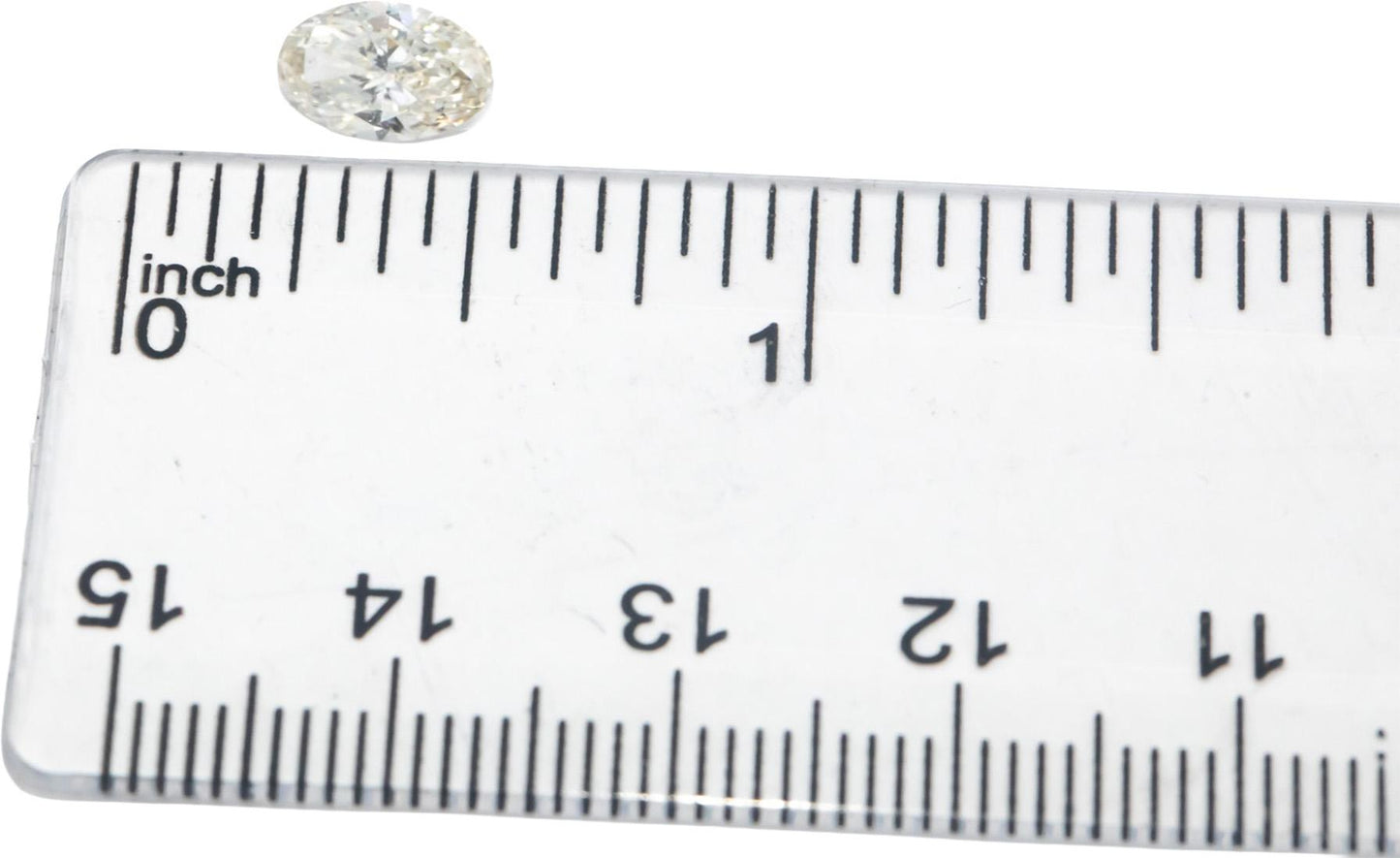 GIA Certified 1.00CT SI2/K,Faint Brown Oval Cut Loose Diamond