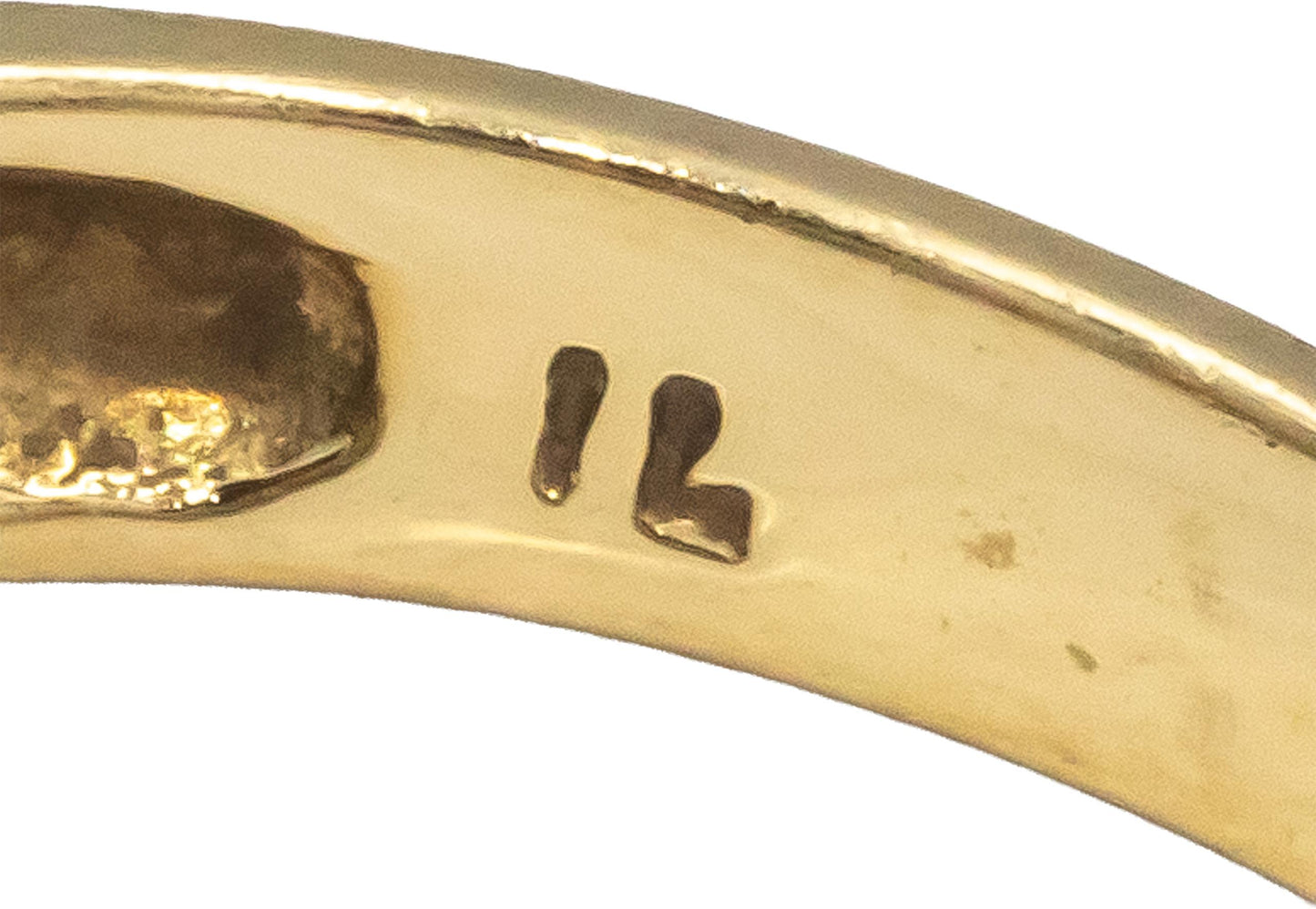 14k Yellow Gold Baguette Cut Channel Set Diamond Band Ring 0.50CT Size 7