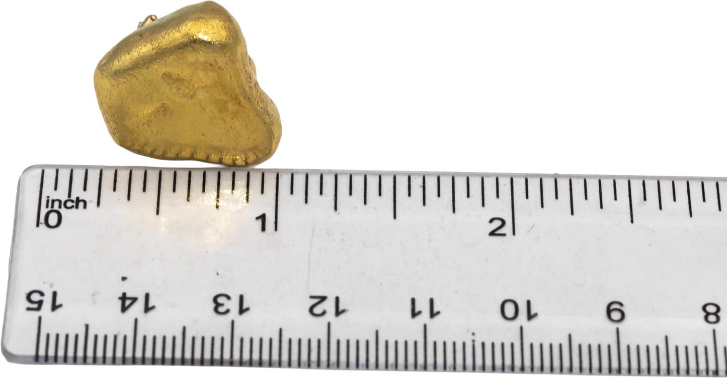 TIFFANY & CO. Vintage 18k Yellow Gold Nugget Clip-On Earrings