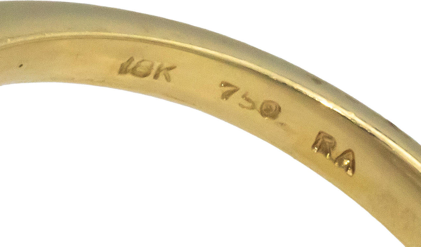 18k Yellow Gold 0.48CT VS Round Cut Diamond Cocktail Ring Size 7