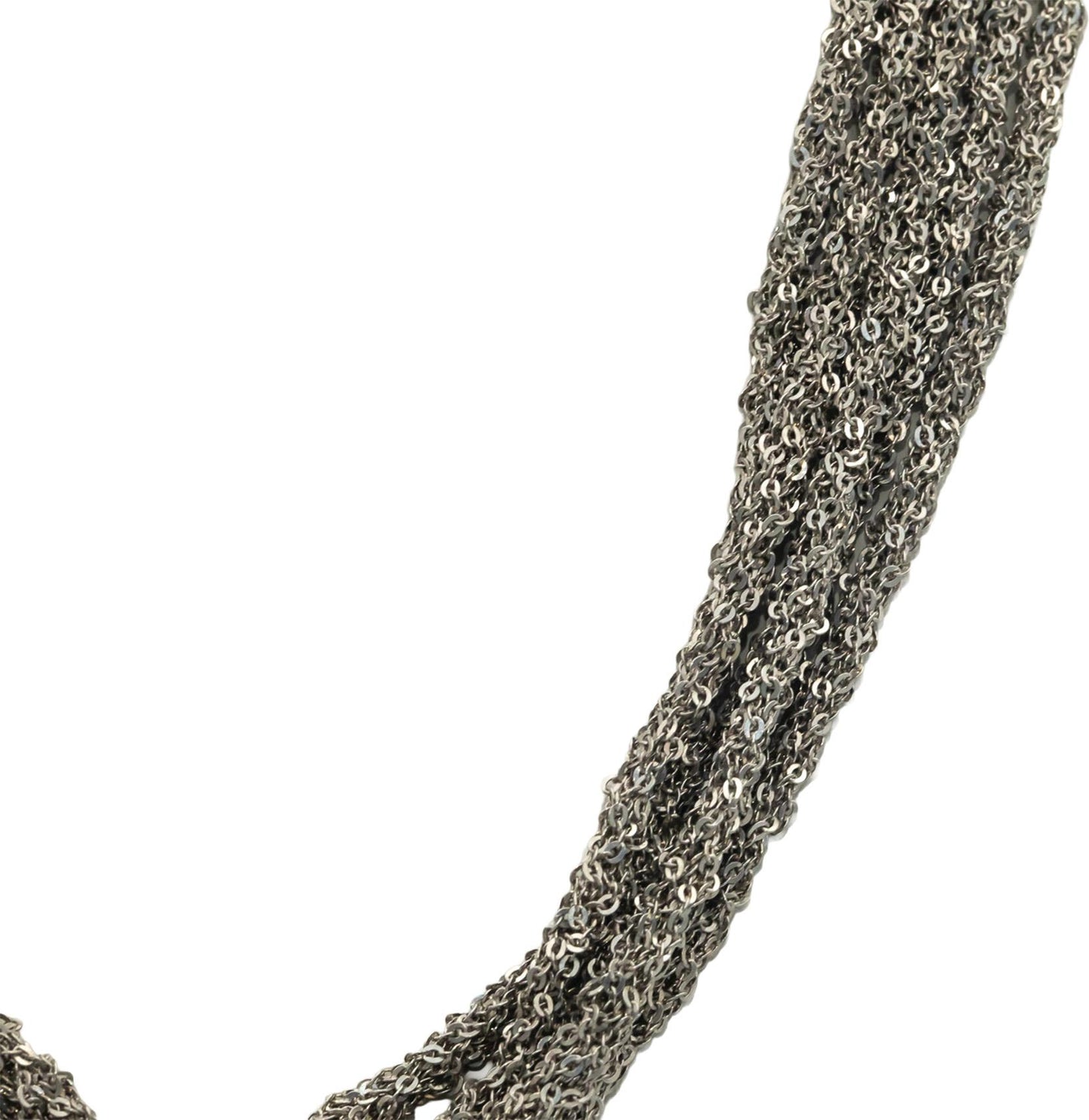 STAMBOLIAN 18k Gold Sterling Silver Diamond & Sapphire Butterfly Necklace 2.57CT