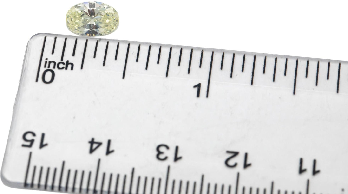 GIA Certified VS2/N Oval Brilliant Loose Diamond 0.91CT