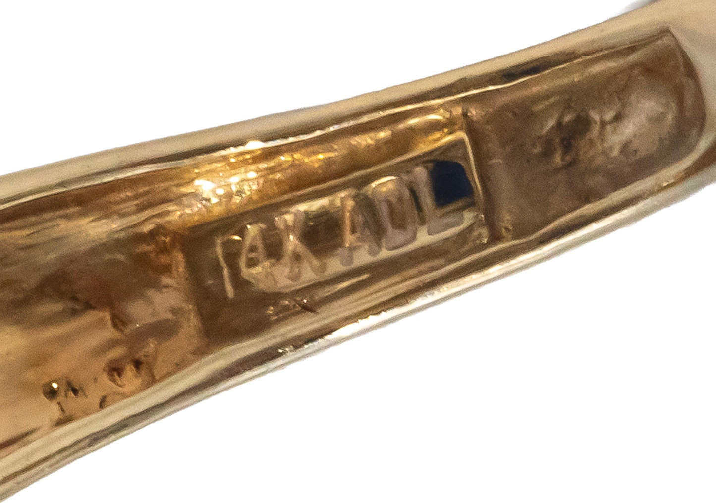 Diamond and Blue Sapphire 14k Yellow Gold Cocktail Ring 2.0CT Size 4