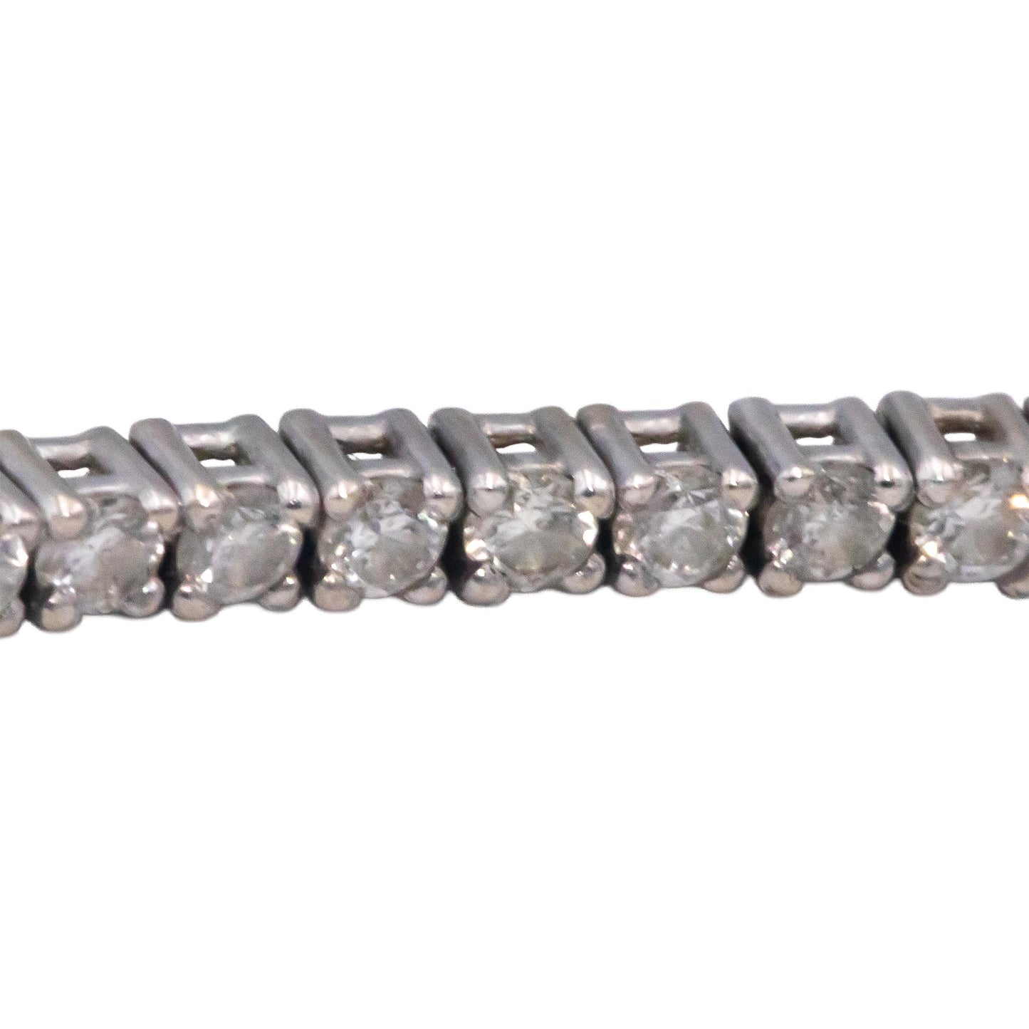 14k White Gold 1.50CT Round Cut Diamond Tennis Bracelet