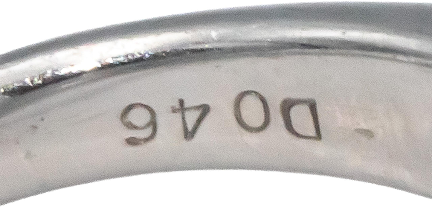 GIA Certified Platinum Diamond & Green Sapphire Cocktail Ring 4.59CT Size 6.75
