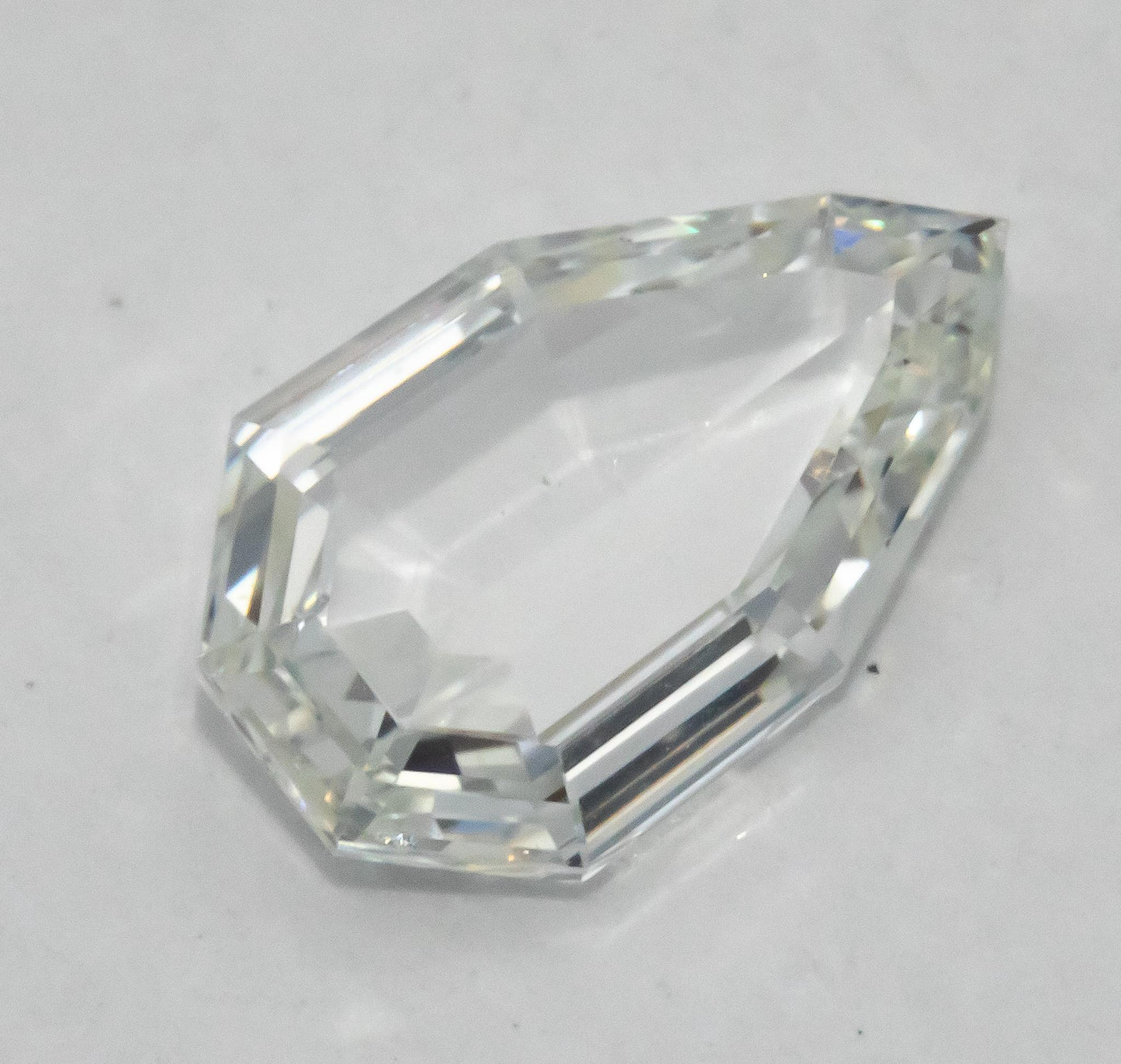 GIA Certified 1.31CT VS2/G Modified Pear Step Cut Loose Diamond w/ Report