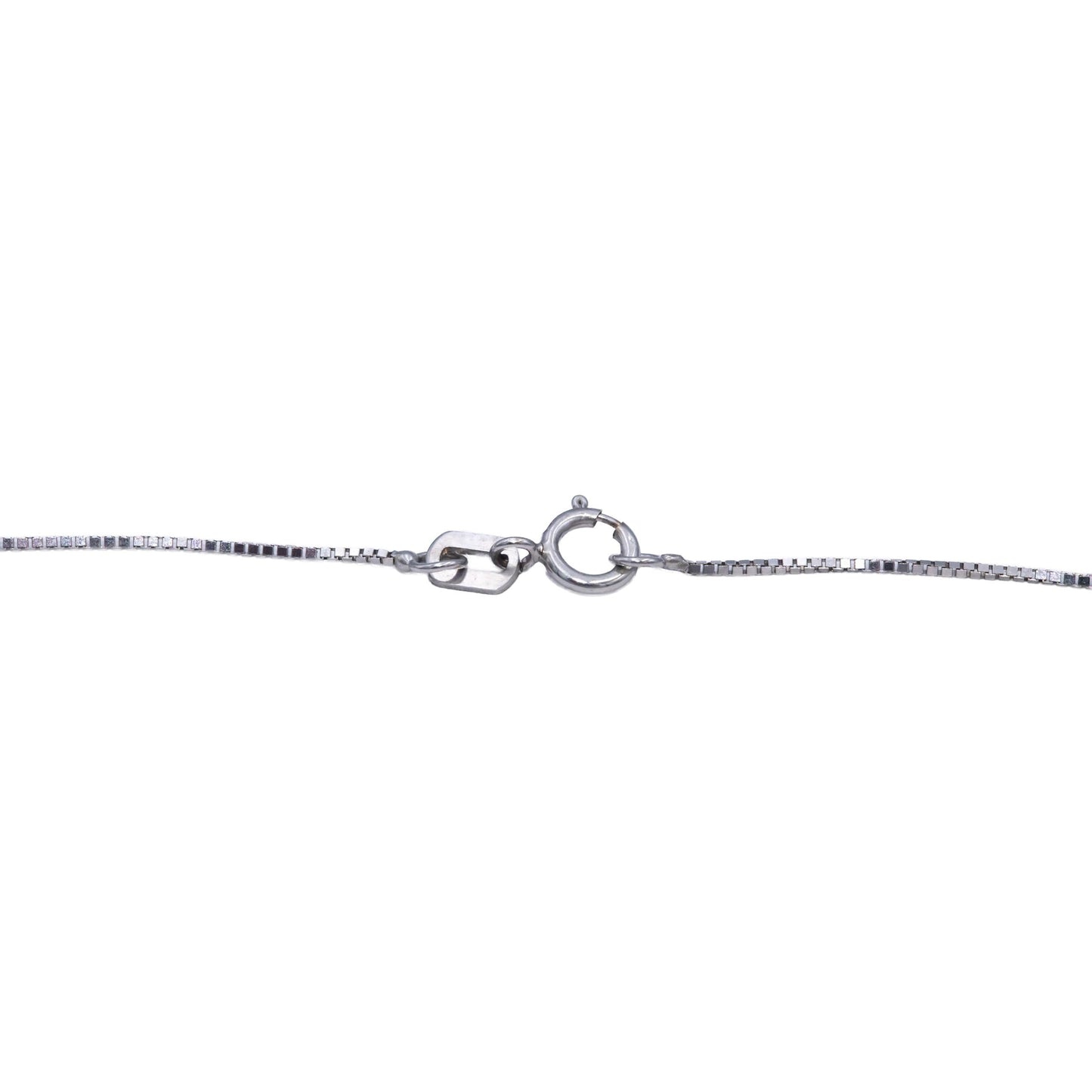 Diamond Round Cut 14k White Gold Abstract Pendant Necklace 0.10CT