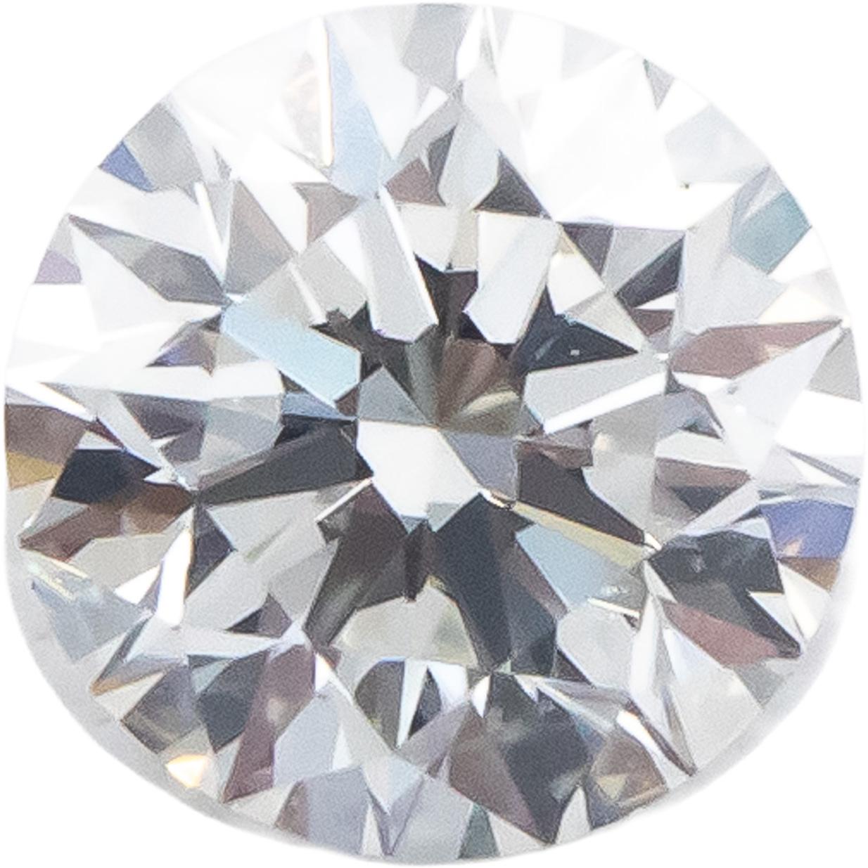 GIA Certified 0.58CT VS2/F Round Brilliant Loose Diamond w/ Report