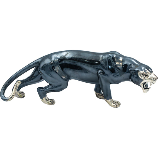 SATURNO Italian Designer Sterling Silver Panther Figurine 880.7 Grams