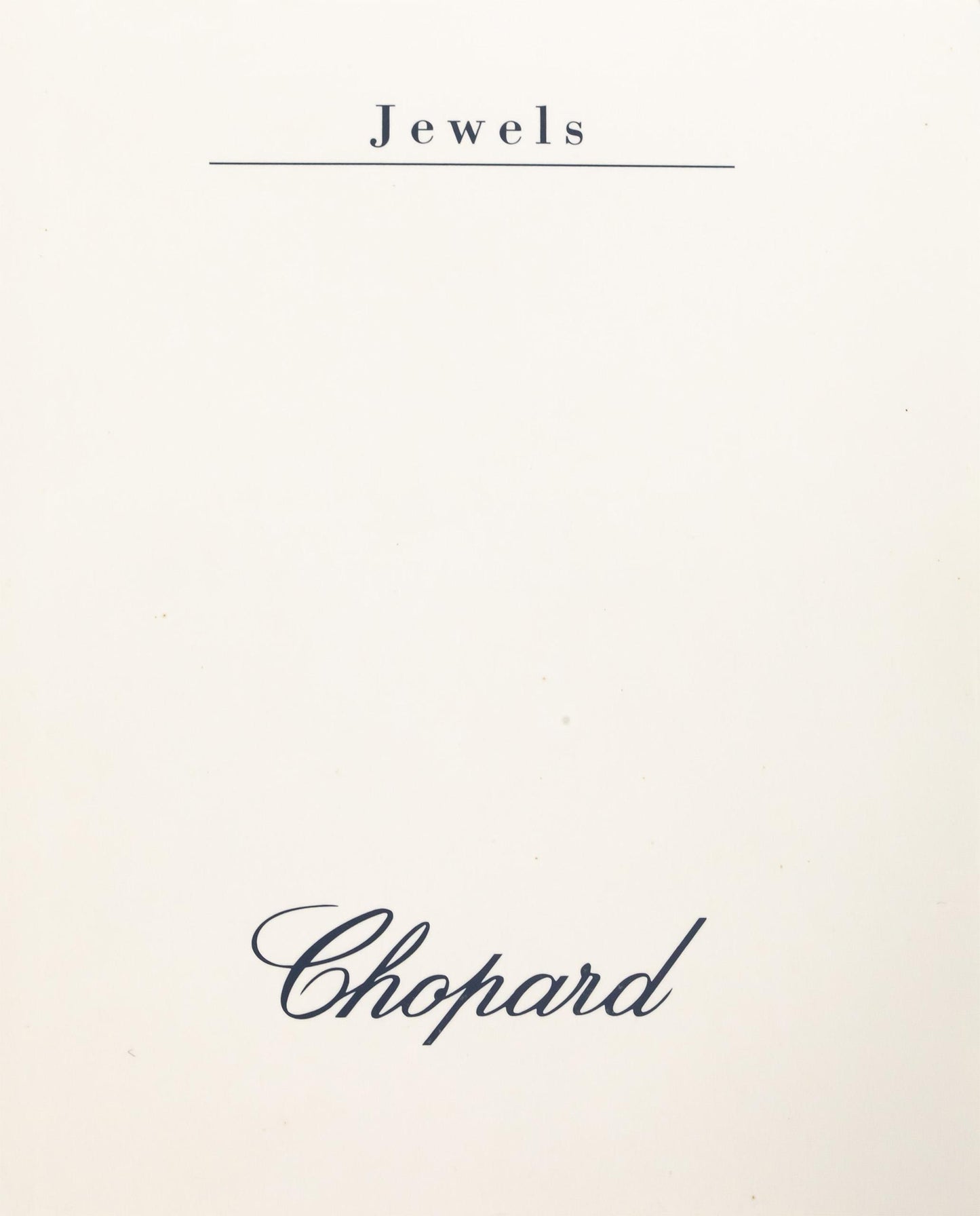 CHOPARD 18k White Gold Happy Diamond Ring 0.17CT Size 54 w/ Papers
