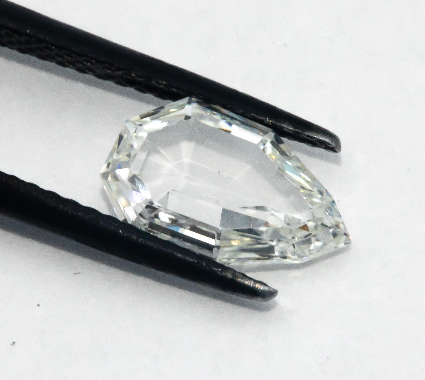 GIA Certified 1.31CT VS2/G Modified Pear Step Cut Loose Diamond w/ Report