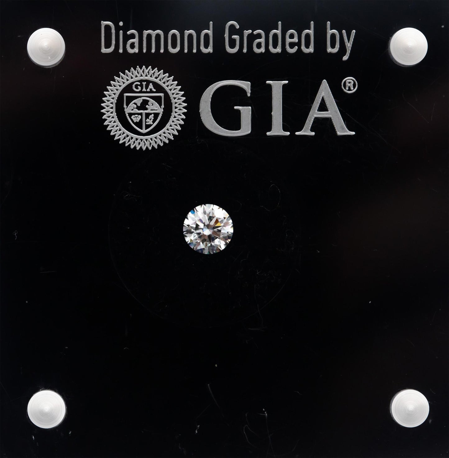 GIA Certified 0.58CT VS2/F Round Brilliant Loose Diamond w/ Report