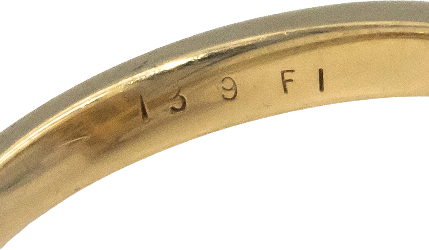 14k Yellow Gold Round Cut VS Diamond Cluster Cocktail Ring 1.39CT Size 6.75