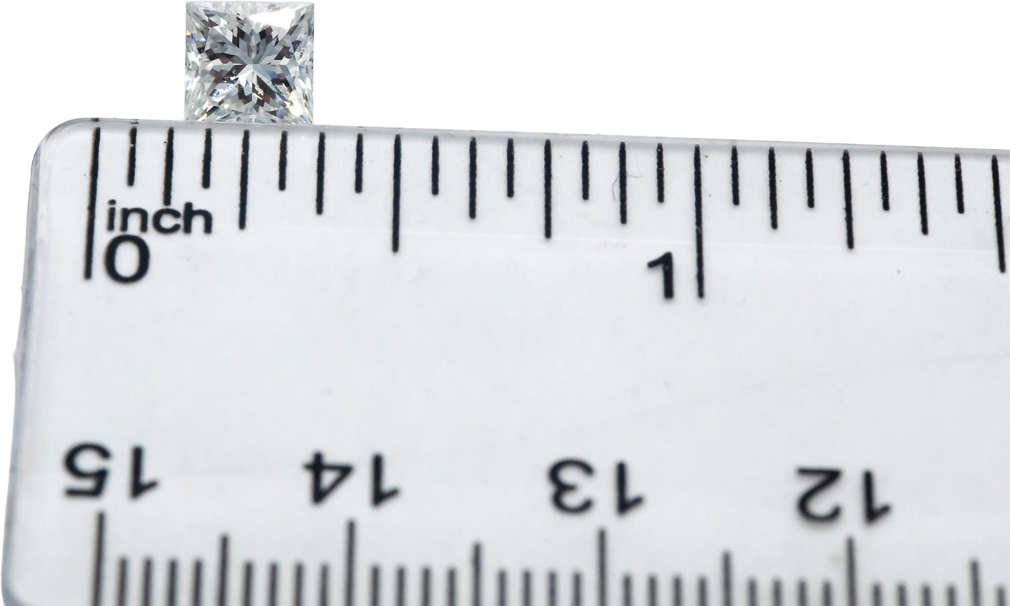 GIA Certified I1/H Princess Cut Loose Diamond w/ Report 1.11CT