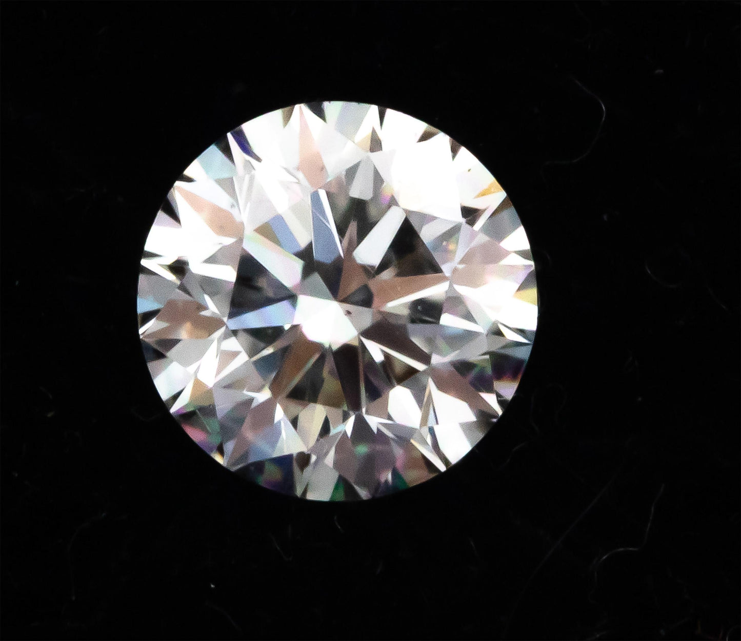 GIA Certified 0.58CT VS2/F Round Brilliant Loose Diamond w/ Report