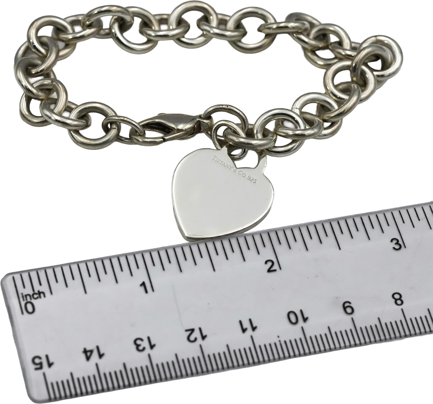 TIFFANY & CO. Sterling Silver Heart Tag Bracelet