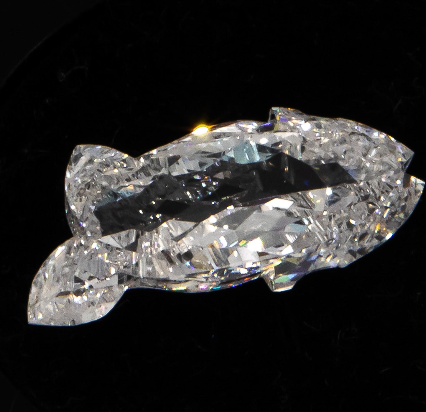 Loose GIA Certified Fish Modified Brilliant Diamond D Si1 2.16ct RARE!!