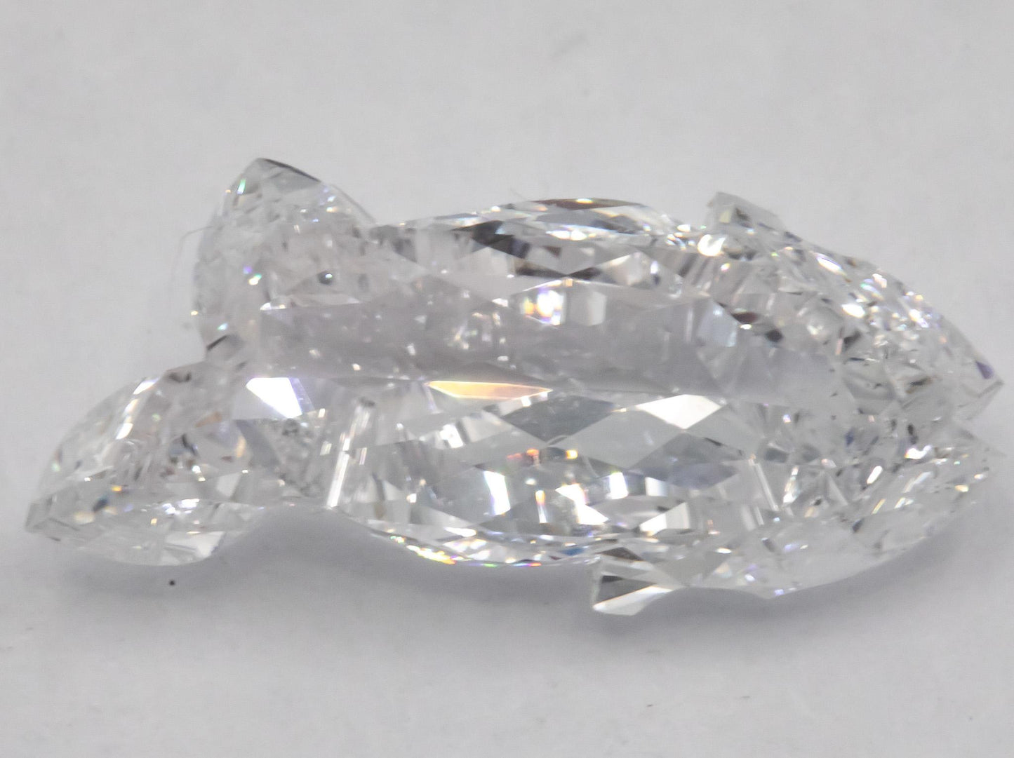 Loose GIA Certified Fish Modified Brilliant Diamond D Si1 2.16ct RARE!!