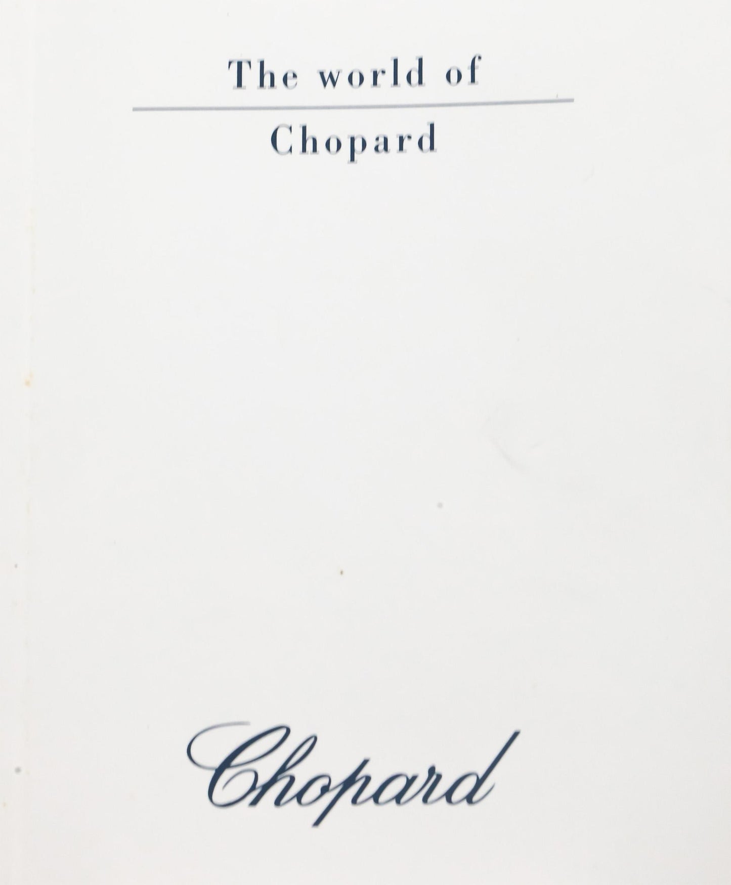 CHOPARD 18k White Gold Happy Bubbles Diamond Ring .11CT Size 55 w/ Papers
