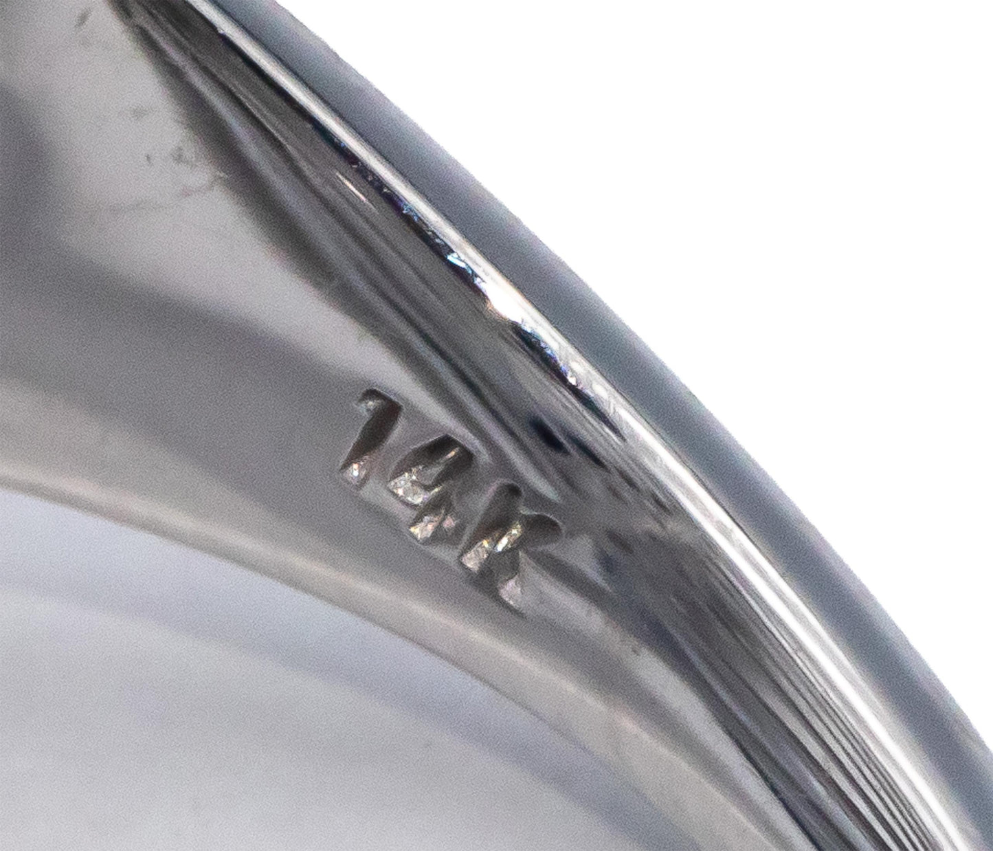 10k White Gold Jewelry 1.0CT Round Cut Diamond Ring Size 7.25