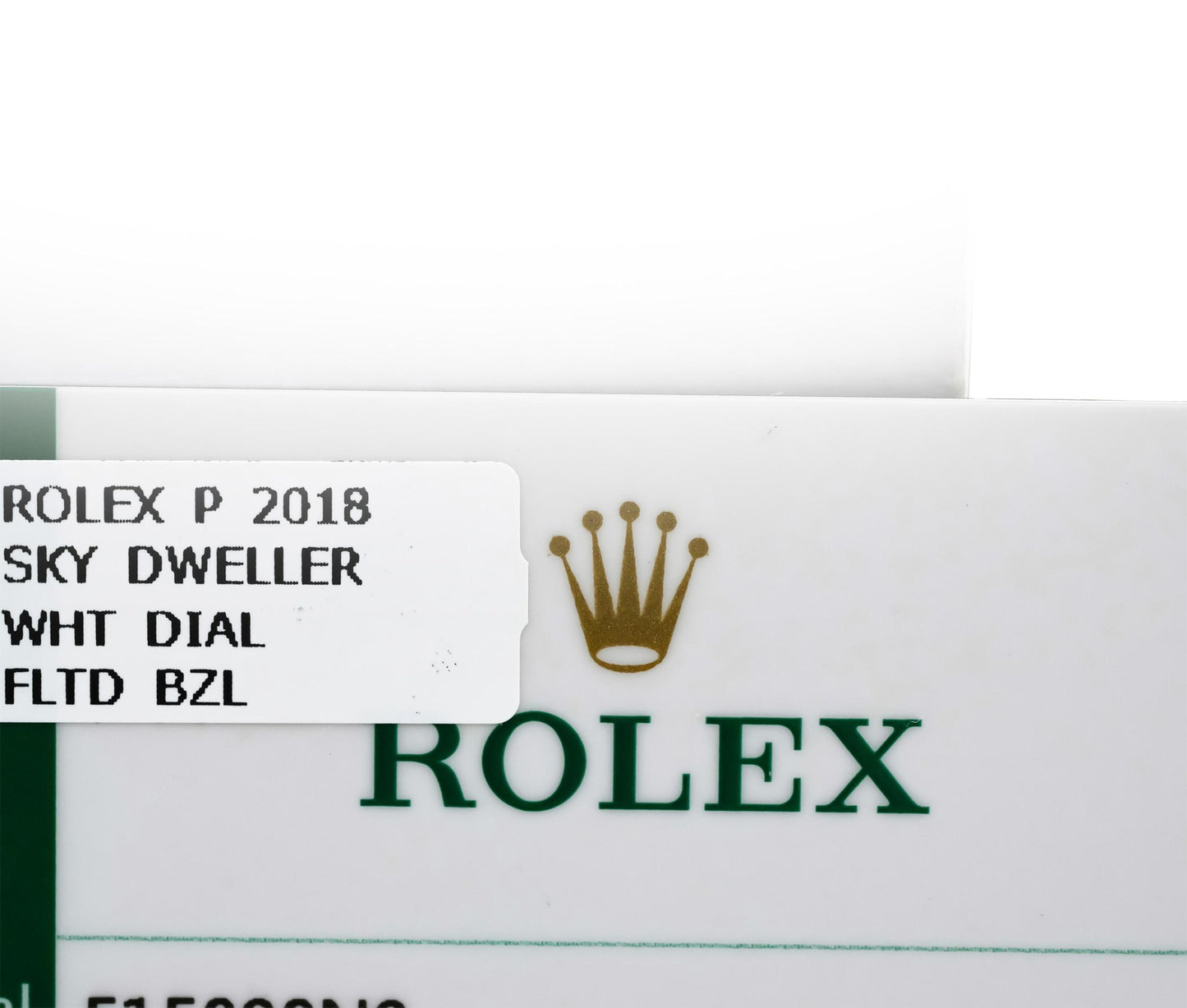 ROLEX 2018 Sky-Dweller Stainless Steel Automatic Watch w/ Card Ref 326934
