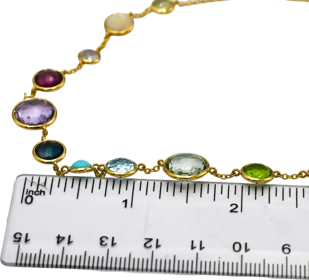IPPOLITA 18k Yellow Gold Lollipop Lollitini Multi-Gemstone Necklace