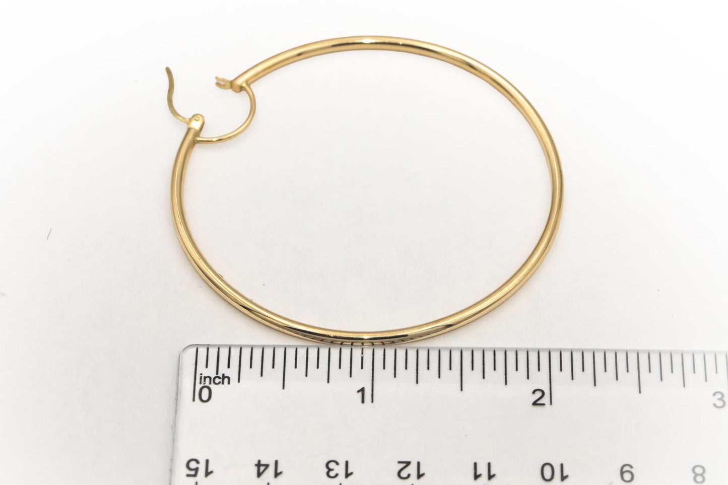 10k Yellow Gold Jewelry Jumbo Hoop Earrings