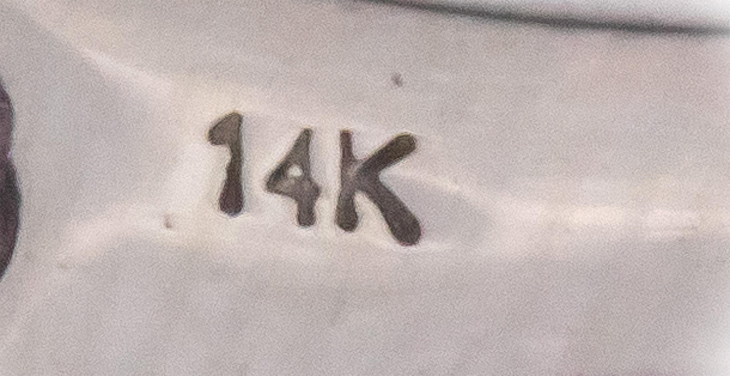 KALATI Designer 14k White Gold 1.25CT Diamond and Ruby Band Ring Size 6.75