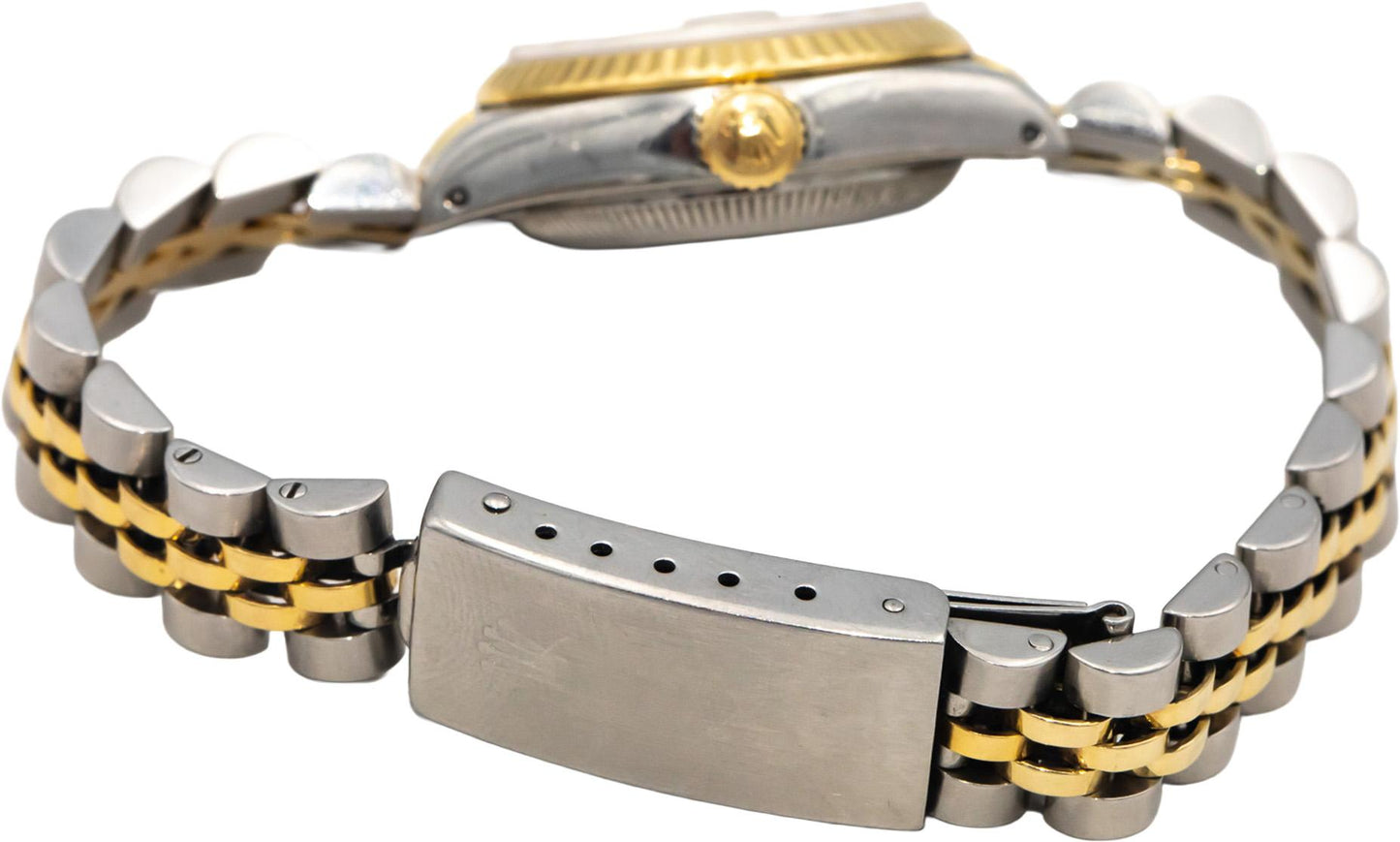 ROLEX 18k Gold & Stainless Steel Lady-Datejust 69173 Automatic Watch