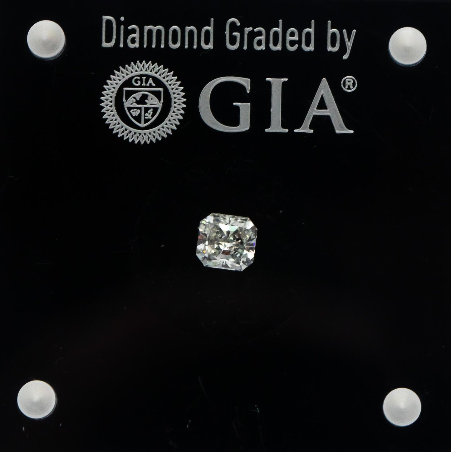GIA Certified Radiant Cut Diamond VS1/H Rectangular Modified Brilliant 1.21CT
