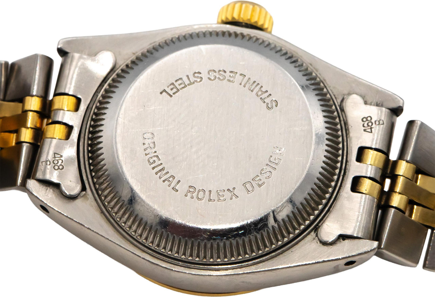 ROLEX 18k Gold & Stainless Steel Lady-Datejust 69173 Automatic Watch