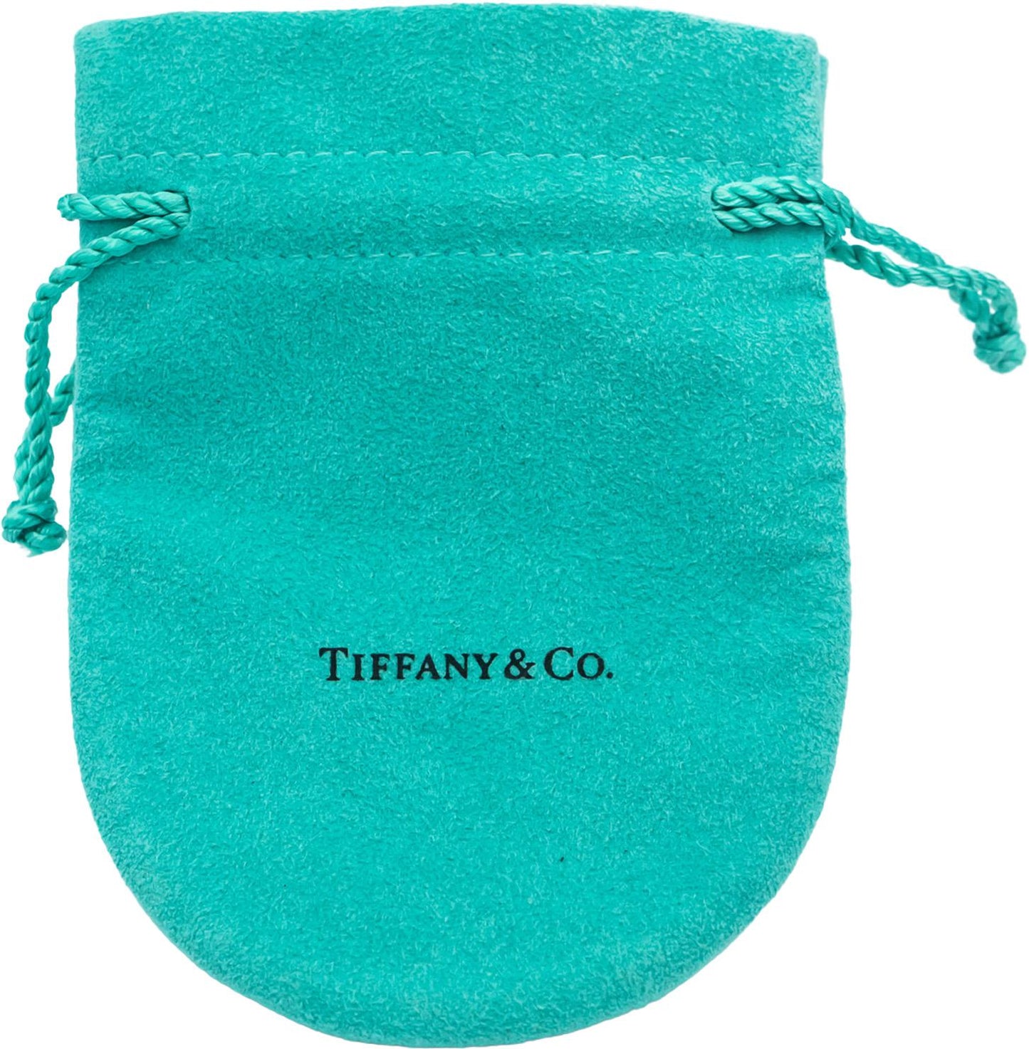 TIFFANY & CO. 18k Yellow Gold Jewelry "Fifth Ave" Sign Charm w/ Box & Pox