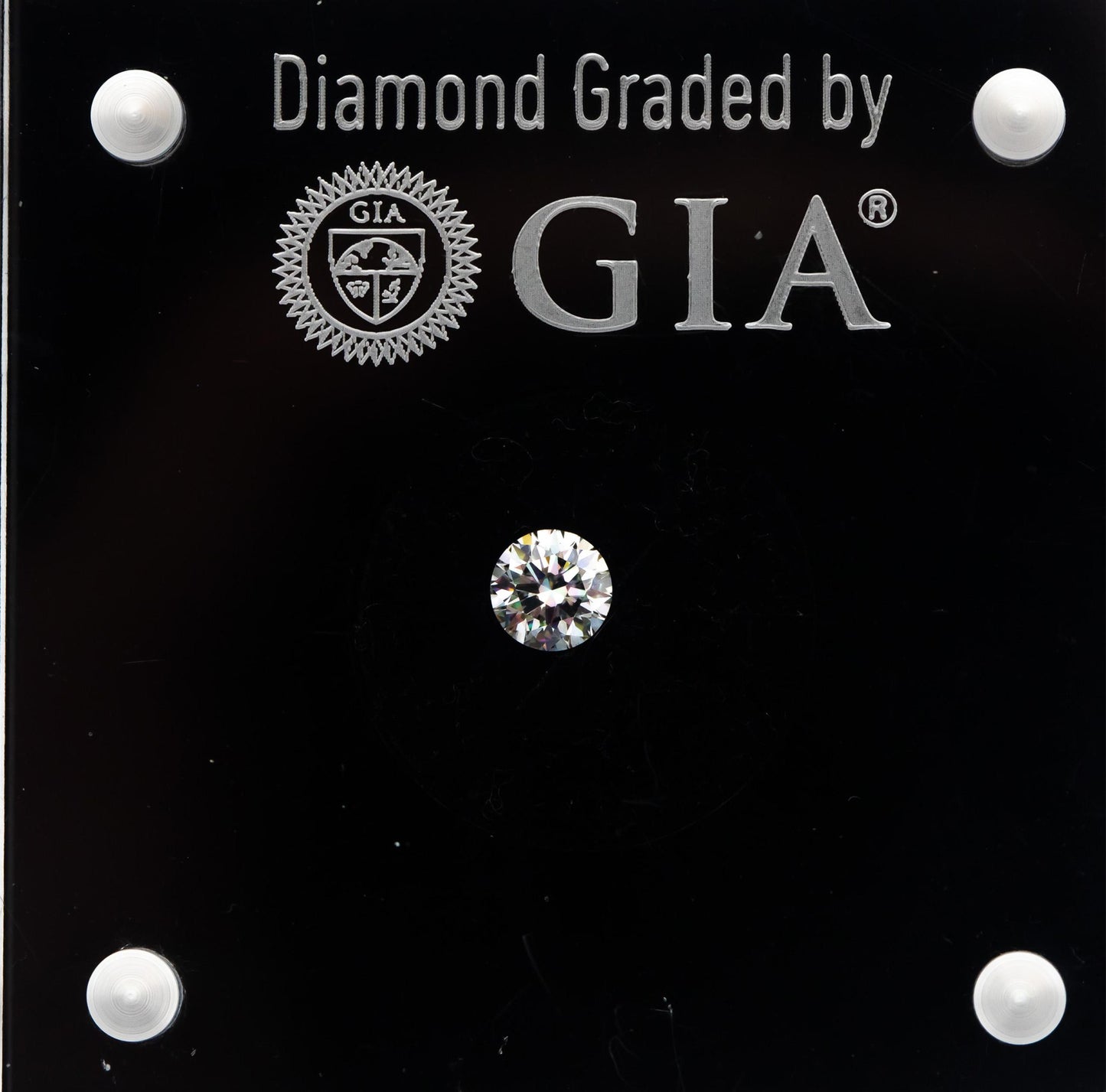 GIA Certified 0.58CT VS1/F Round Brilliant Cut Diamond w/ Report