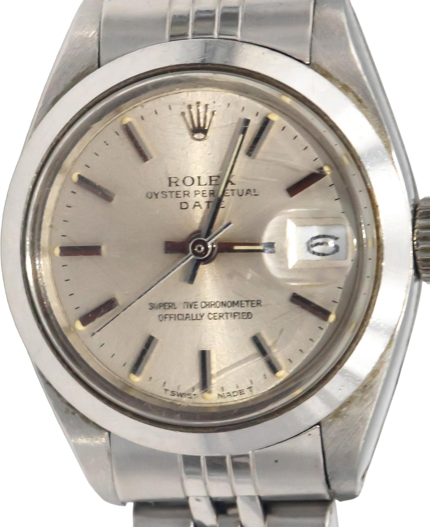 ROLEX Stainless Steel 6916 Lady Date Automatic Watch w/ Box