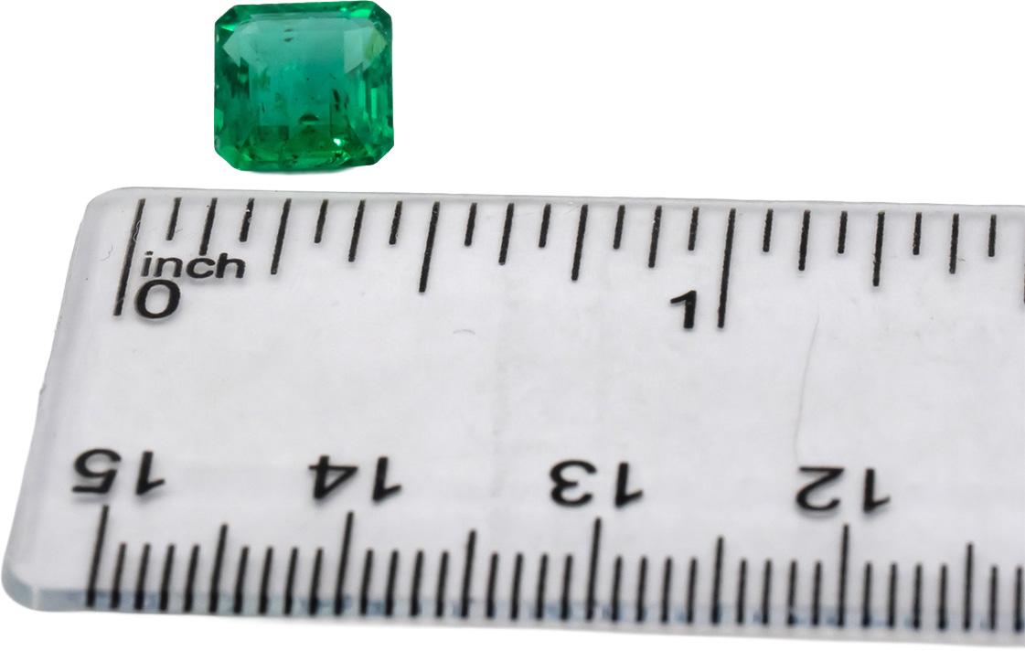 GIA Certified Natural Zambia Emerald Octagonal Cut Loose Gemstone 2.22CT