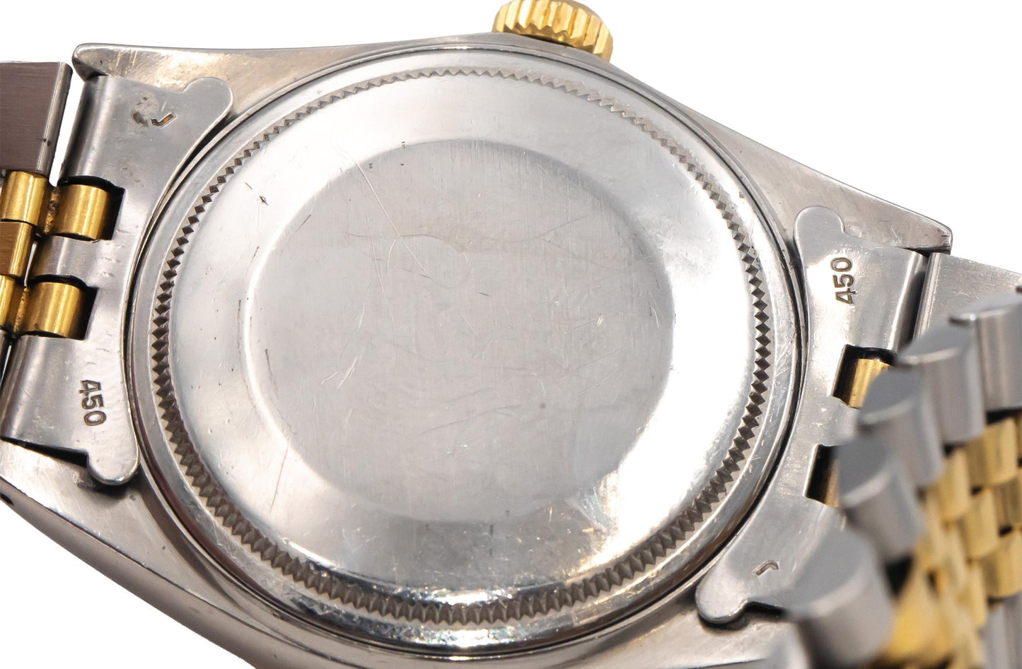 ROLEX Stainless Steel & 18k Yellow Gold 16013 Datejust 36mm Automatic Watch