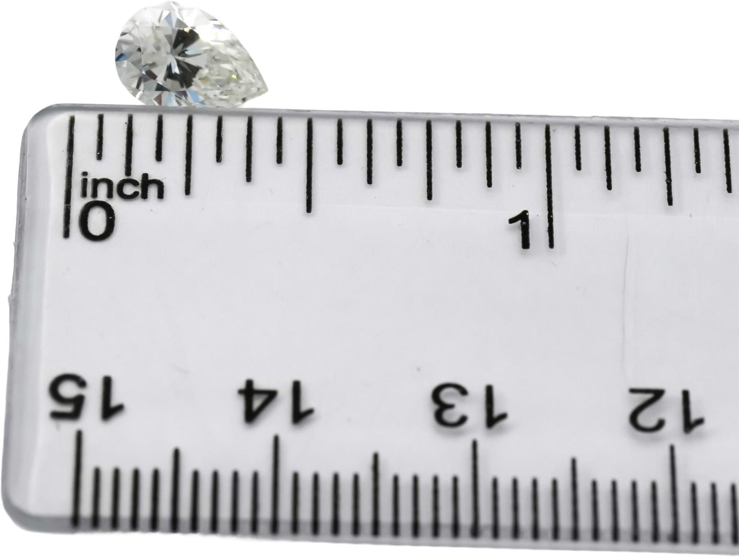 GIA Certified VVS2/G Pear Brilliant Cut Diamond Loose Stone 1.22CT