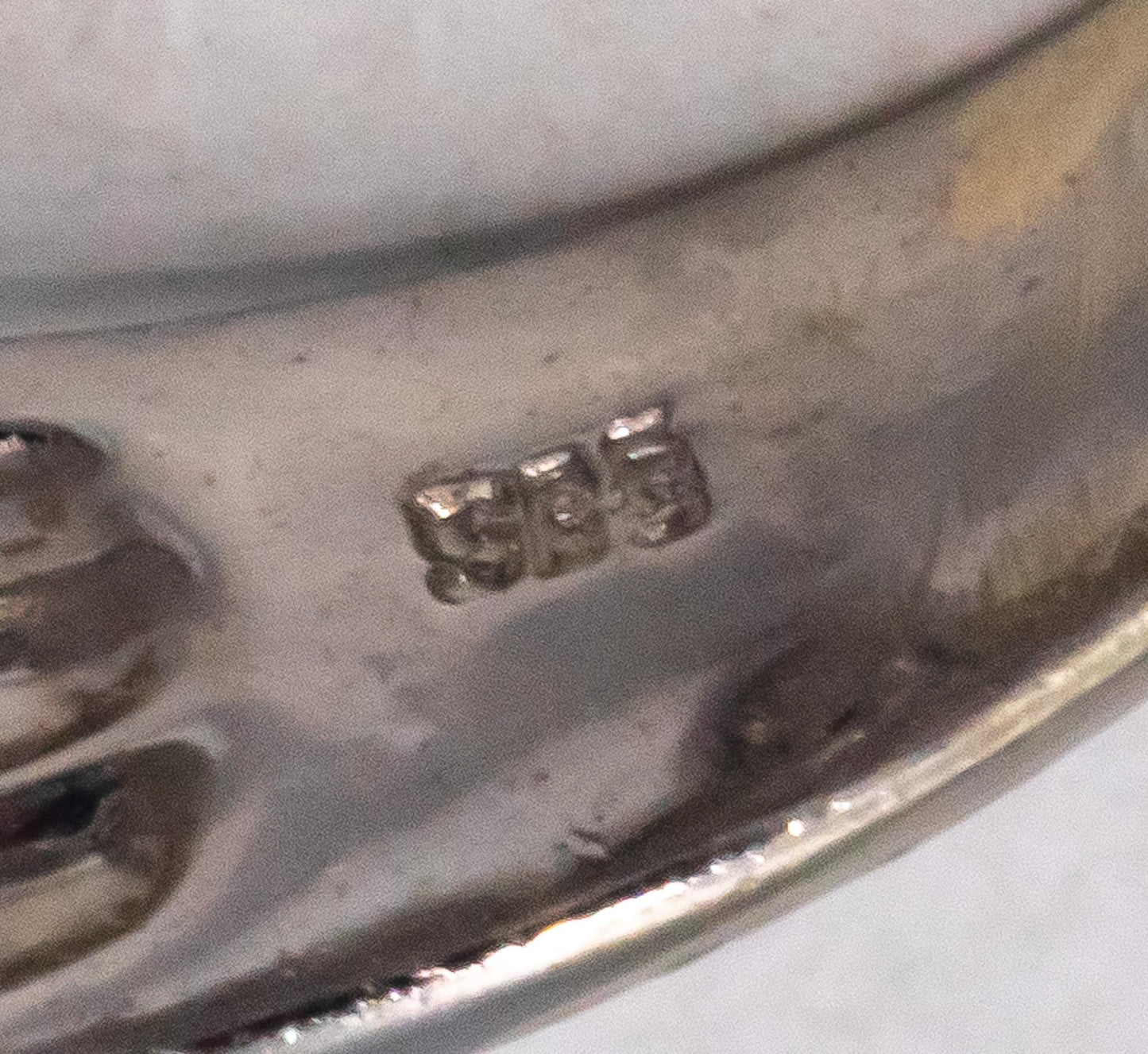 14k White Gold 0.50CT Round Cut Diamond Clover Ring Size 4.75