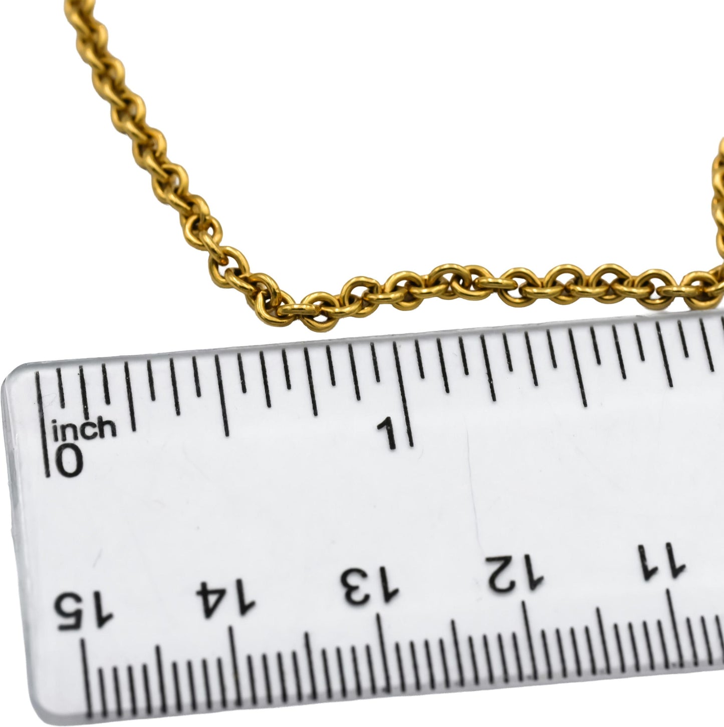 TIFFANY & CO. 18k Yellow Gold Chain Necklace