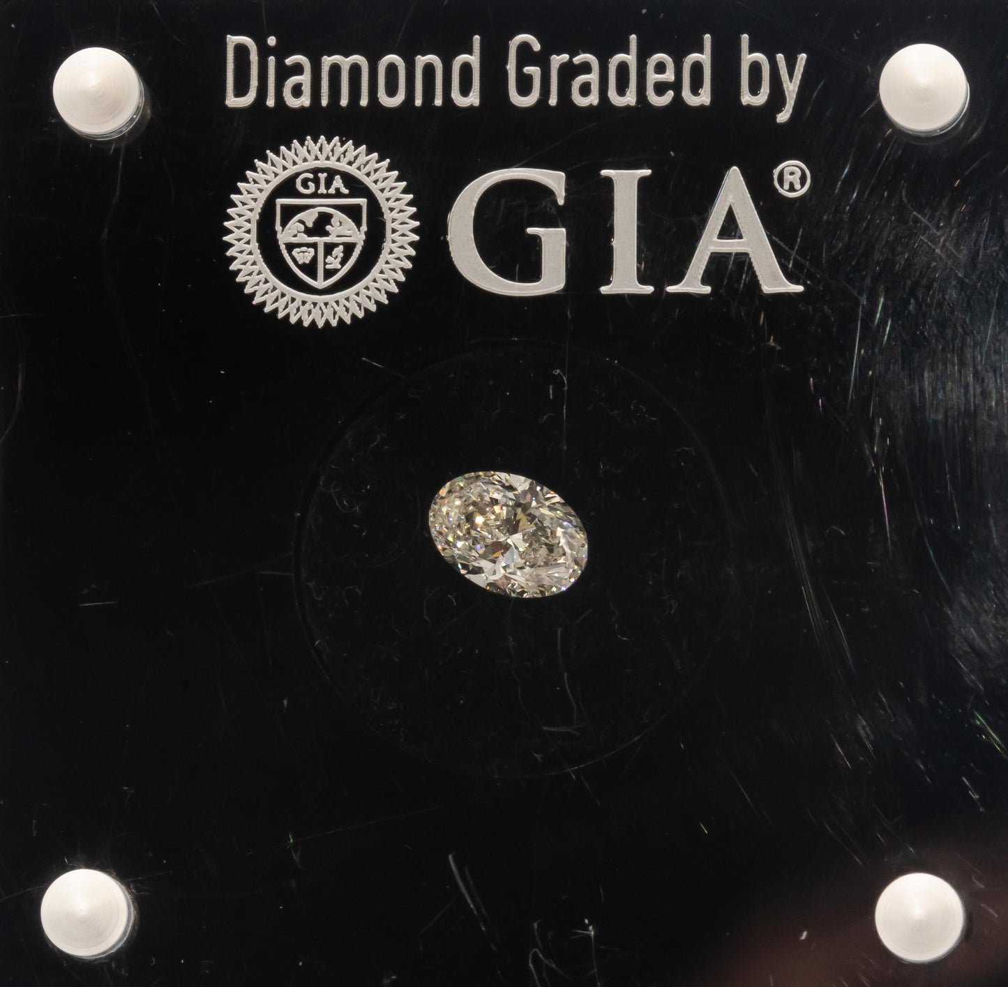 GIA Certified 1.00CT SI2/K Oval Brilliant Cut Loose Diamond w/ Report