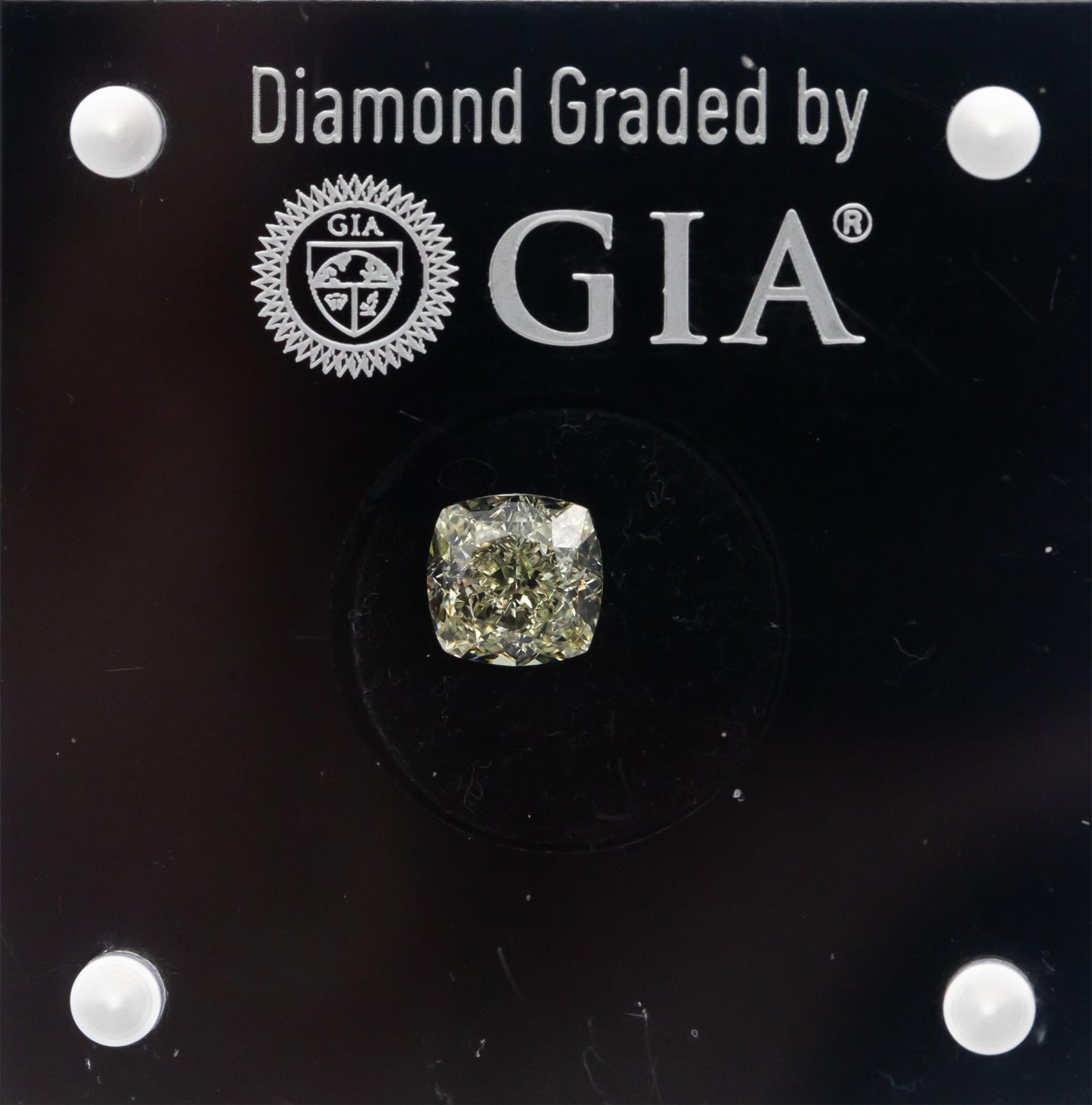 GIA Certified SI1/S-T Cushion Modified Brilliant Cut Loose Diamond 3.02CT