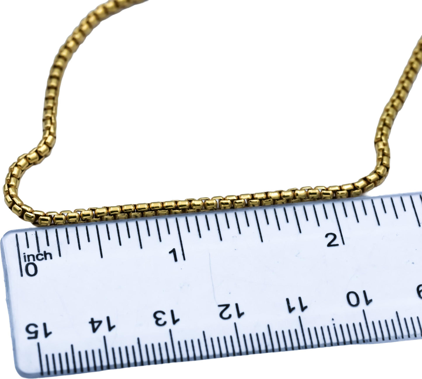 DAVID YURMAN 18k Yellow Gold Box Chain Necklace 2.7mm Wide 20in Long 4650 Retail