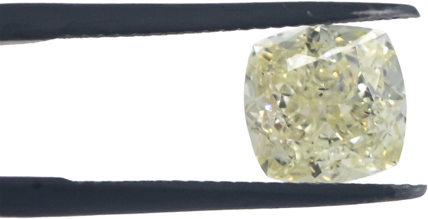 GIA Certified SI1/S-T Cushion Modified Brilliant Cut Loose Diamond 3.02CT