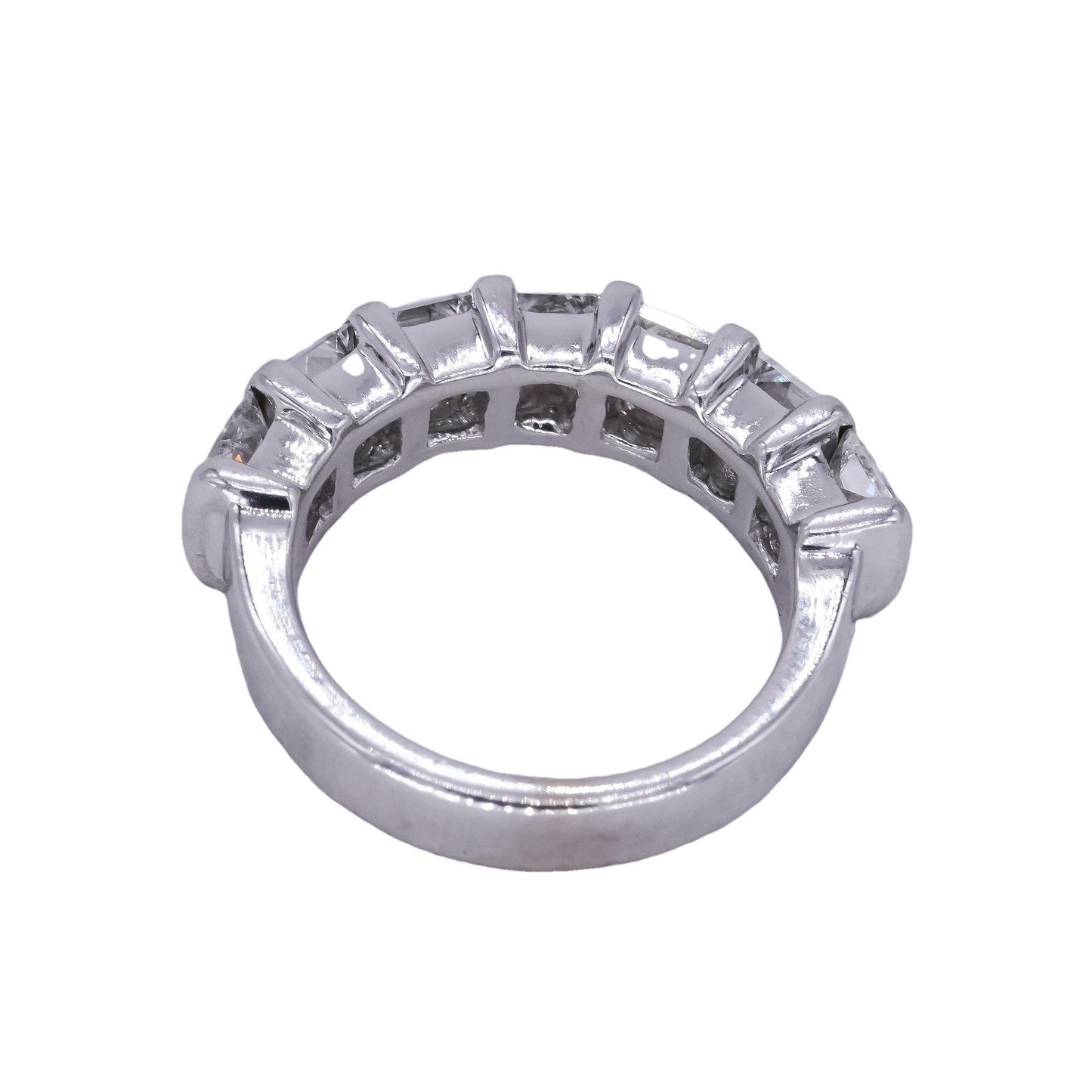 14k White Gold 1.40CT VS Diamond Wedding Anniversary Band Ring size 3