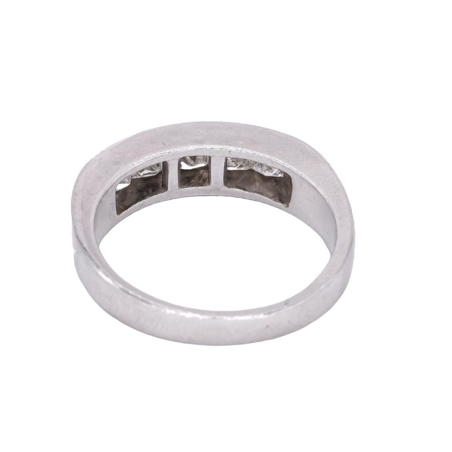 Platinum 1.0CT VS Diamond Wedding Anniversary Band Ring size 7.5