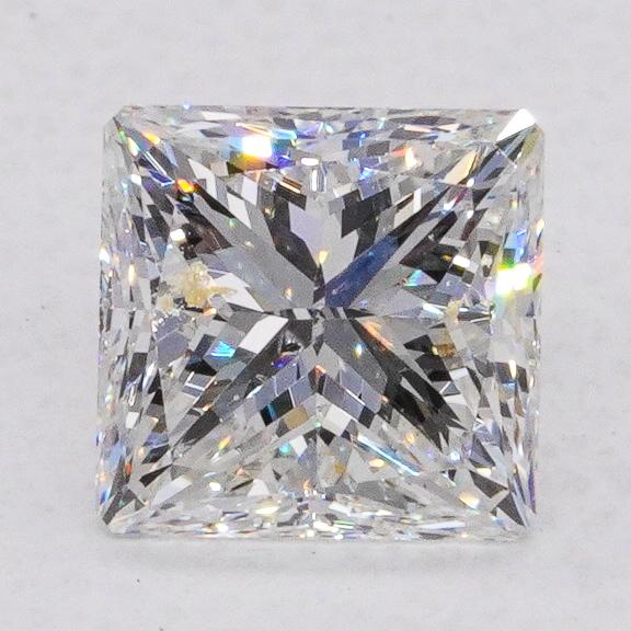 GIA Certified 1.00CT SI2/H Cut-Corned Square Modified Brilliant Loose Diamond