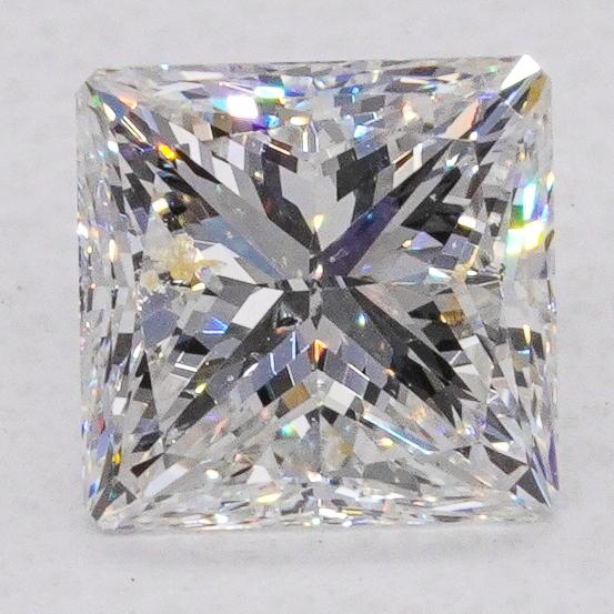 GIA Certified 1.00CT SI2/H Cut-Corned Square Modified Brilliant Loose Diamond